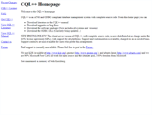 Tablet Screenshot of cql.com